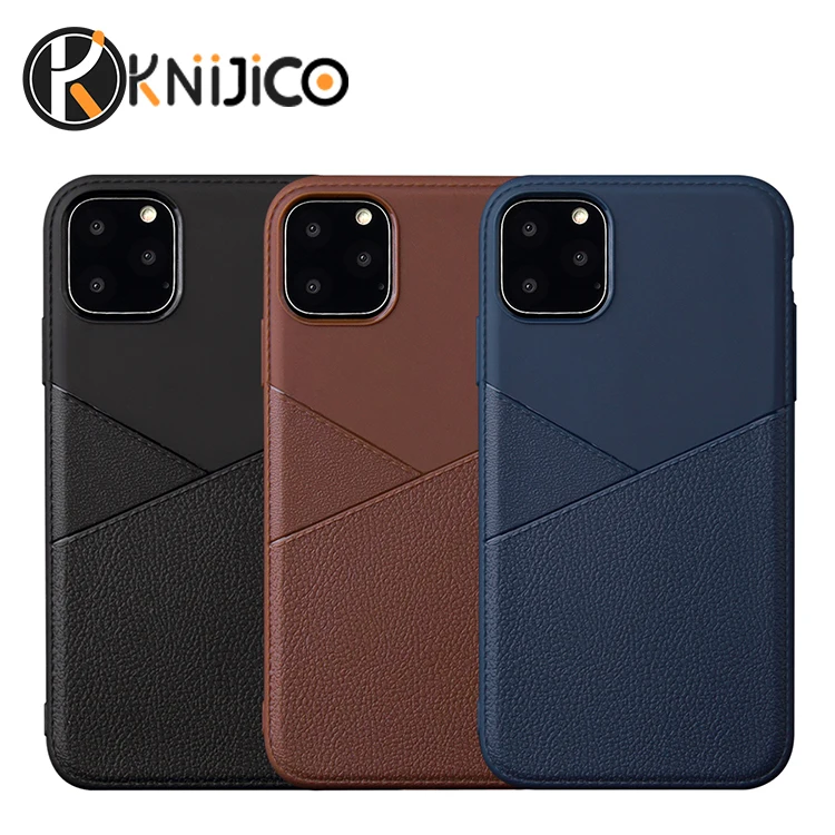 Customizable genuine leather luxury cases for iphone 11 X cover case soft tpu, bulk phone cases for samsung galaxy j2 / a20 pho