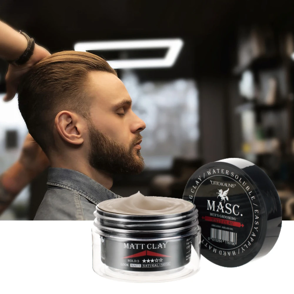 

Clay Matt Medium Hold Professional Hair Styling Wax