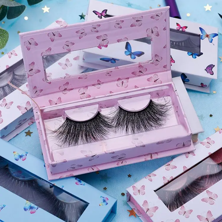 

Custom New Lashes Style Faux Mink Lashes 3d Faux Mink Eyelashes 25mm Length Faux Mink Lashes With Box