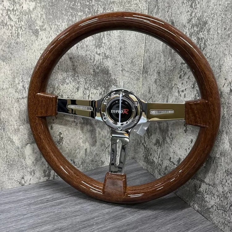 High-quality 14 inch peach ABS car modified steering wheel hole distance 70mm racing ND general