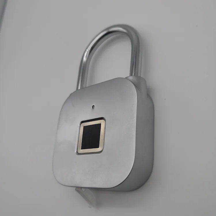 Smart Fingerprint padlock USB Rechargeable Waterproof Anti-Theft Security finger print Padlock