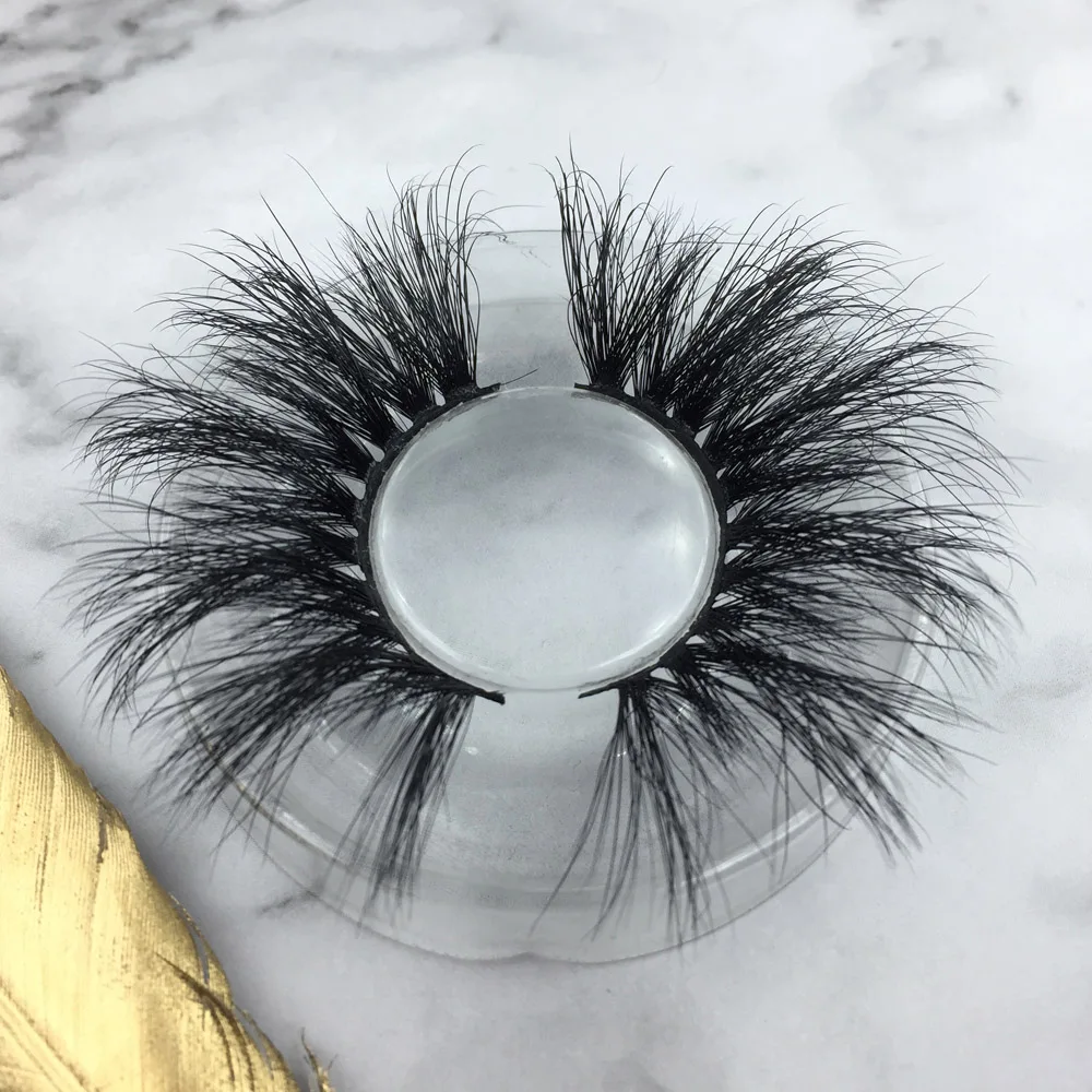 

Free sample fluffy siberian eyelash mink vendor, 8D mink fur false lashes, 25mm 3D Mink Eyelashes custom packing box, Natural black