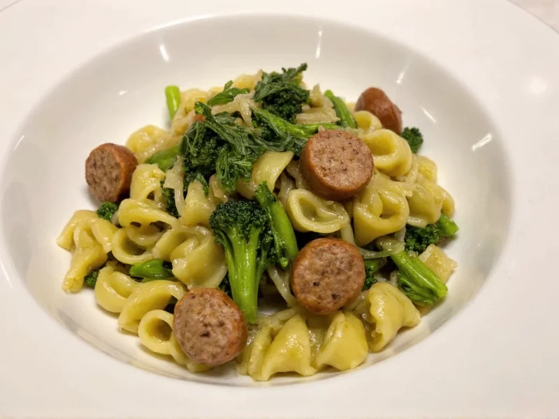 Perfect Orecchiette with Broccoli Rabe & Sausage Recipe