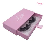 

Wholesale Top Quality 25mm Mink Eyelashes Private Label 3D Mink Lashes & Custom Lash Box Eyelash Package Box with Custom Logo
