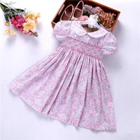 

baby smocked clothes girls flower dresses fashion boutiques kids frock floral children wholesale baby dress summer 19823546