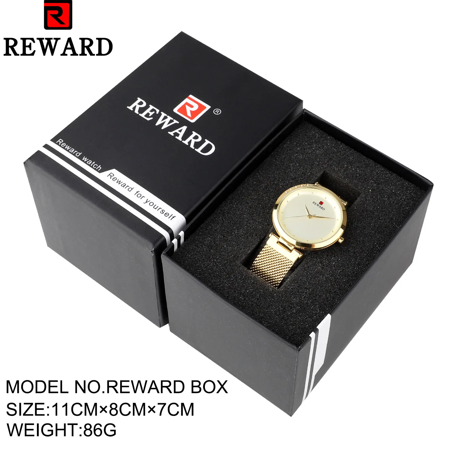 

2021 New Watch box watch box high grade watch gift box, Black