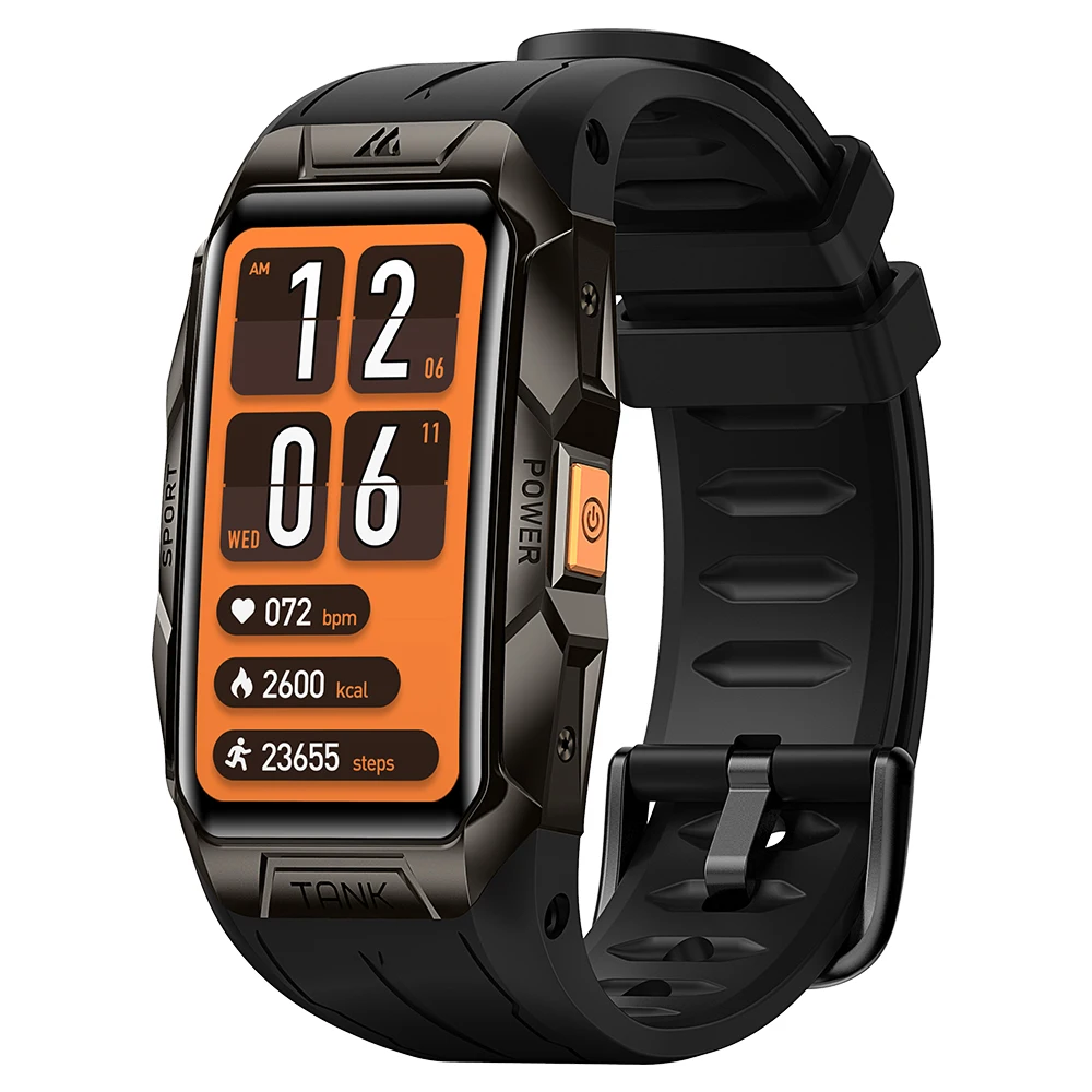 KOSPET TANK X1 Outdoor Reloj Rugged Smartwatch 100ATM&IP69K Waterproof Swim Smartwatch Daily Use Long Battery
