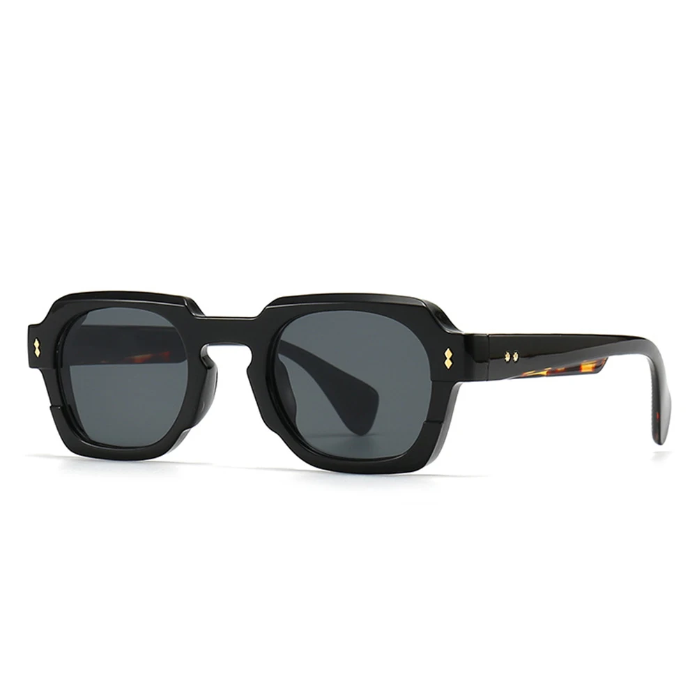

STORY CC6056 Rivet Vintage Sunglasses for Women Retro Narrow Square Sun Glasses Men 2023 Rectangle Luxury Designer Shades UV400