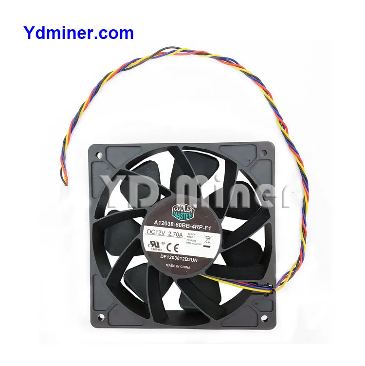 Miner Parts S9 Antminer Fan 6000 RPM Bitcoin Miner Cooling Antminer Fan 120mm High Speed Miner Fan