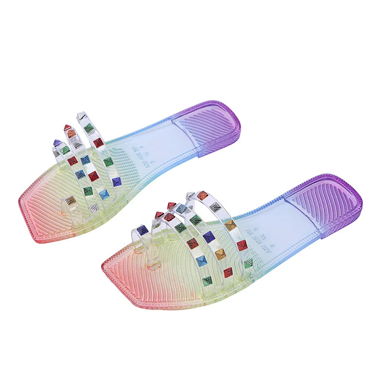

Cheap Price Pom Pom Fur Slippers Fake Fur Slipper Rabbit Double Strap Fur Women Slides Shoes