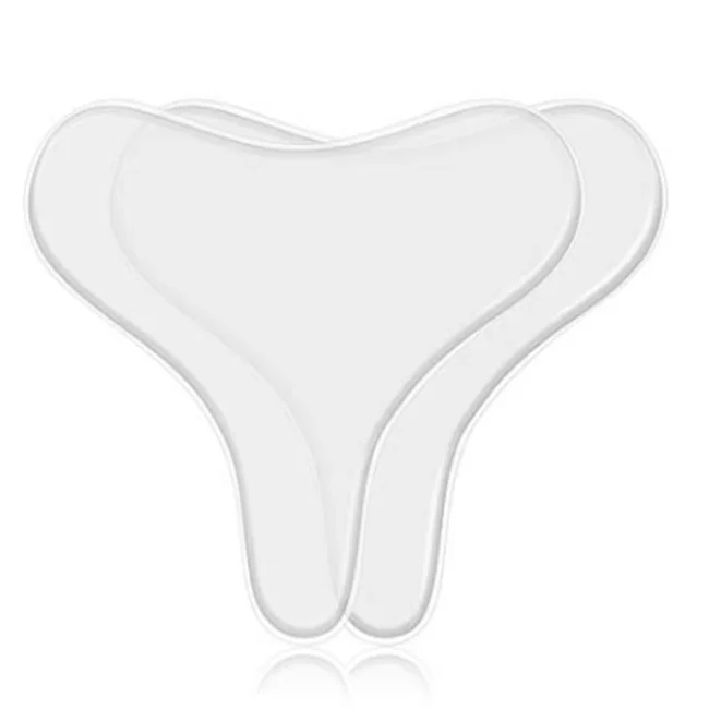 

T Shape Medical Grade Silicone Hypoallergenic Breast Pad Custom anti-Wrinkle Pad Silicone Facial chest patches, Transparent or custom