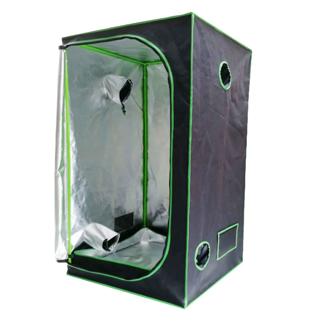 

Green room 600D polyester fabric large industrial plant grow tent indoor, Green, black or yellow edged