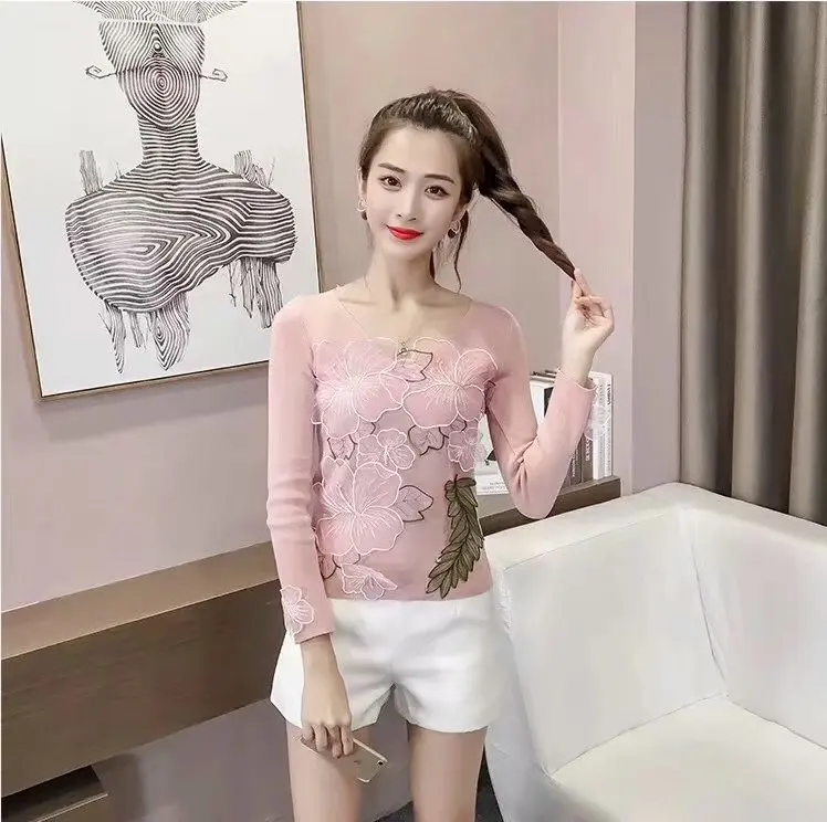 sweaters women lace iced silk fashion high quality summer lady  vest