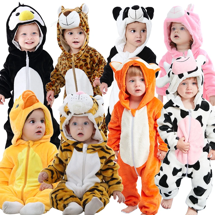 MICHLEY Winter Baby Rompers Newborn Cosplay Animal Baby Boys' Costumes