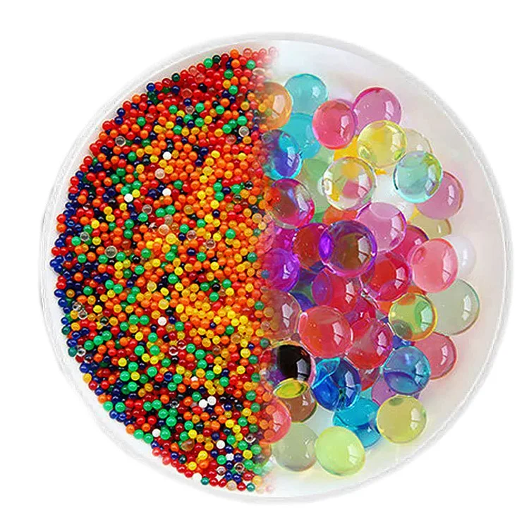 

Water Beads Rainbow Mix (Half Pound) for Spa Refill, Sensory Toys and Decor (Non-Toxic)Each pack has 10,000 pieces