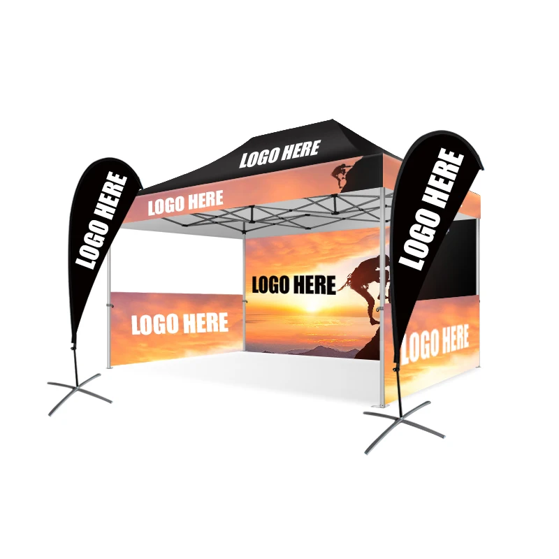 Top Quality Chinese Factory Made Heavy-duty Structure 3x6m Gazebo Tent With Solid Walls Outdoor Large Space Wind-resistant Tent