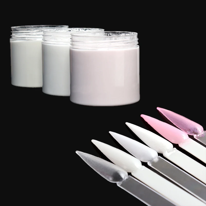 

Pink white clear acrylic powder glitter lightless nail glitter bulk