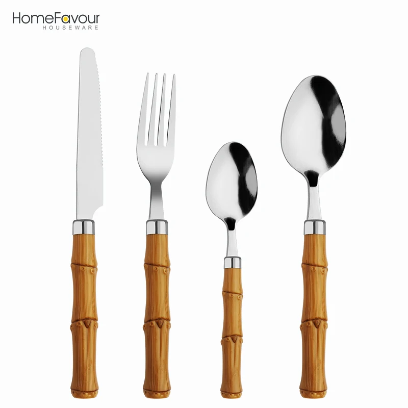 

portable picnic set accord with tableware set dinner knife fork spoon tea spoon