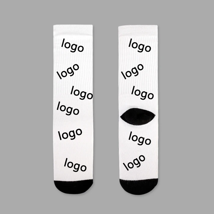 

hot sell men crew socks sublimation 360 printed socks blank custom design socks, Multi color