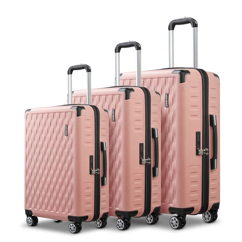 

Free Shipping Traveling Bags Luggage Suitcase 3 Pcs Set Trolley Luggage Bag Waterproof Hard Shell Retractable Suitcase Sets, Customized color