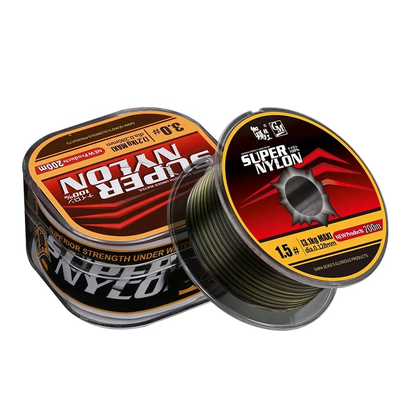 

wholesale best monofilament line long copolymer fishing line, Green