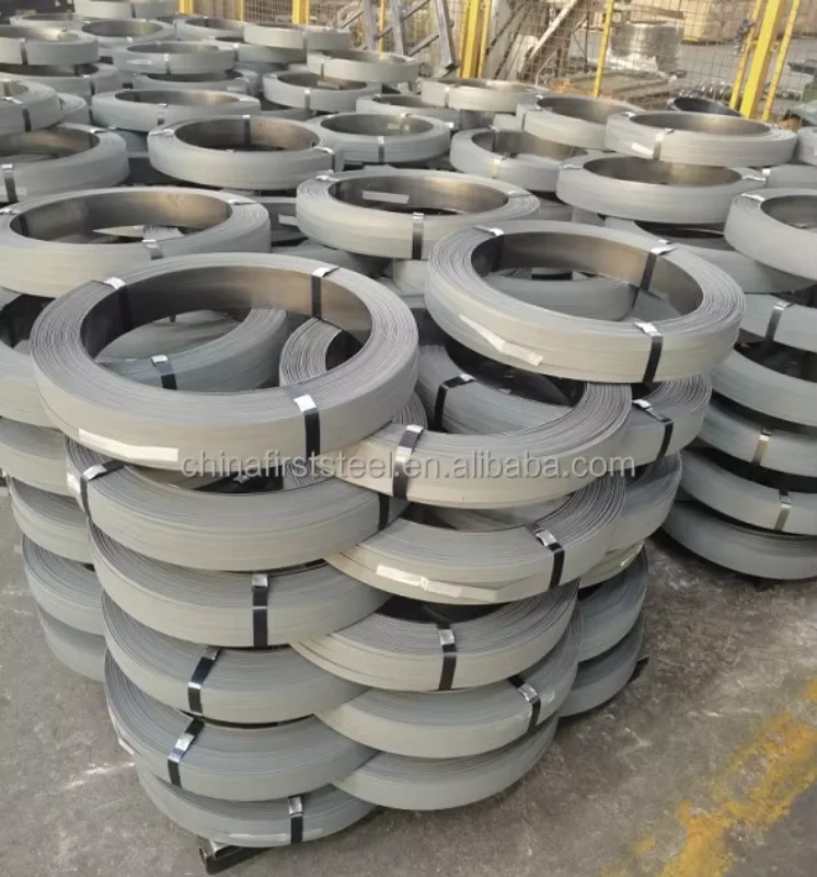 Daily Output 200 Ton Black Painted Cold Rolled Steel Strapping Coil 19mm 32mm for Industrial Hardware Export