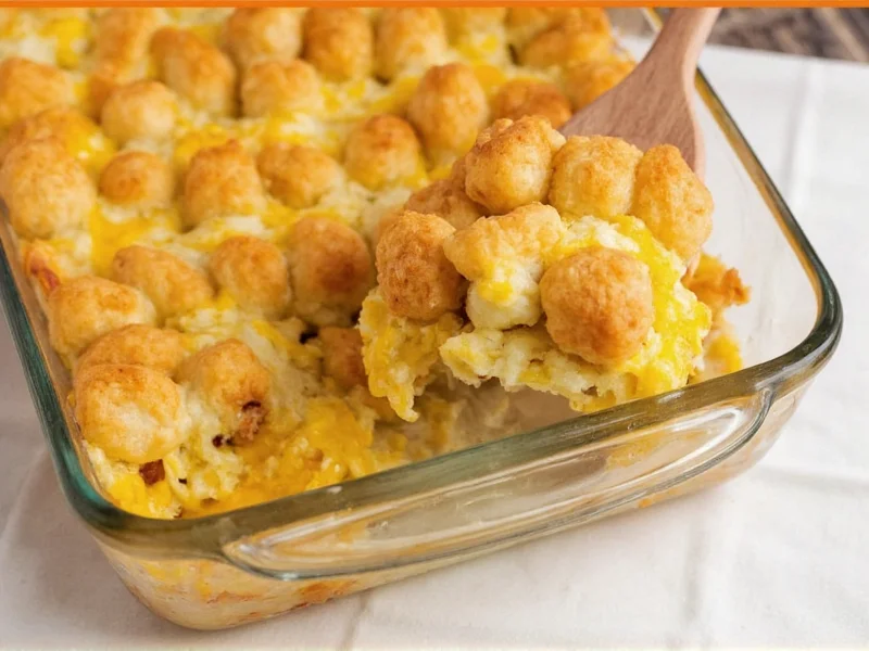 Perfect Tater Tot Breakfast Casserole with Sausage Recipe