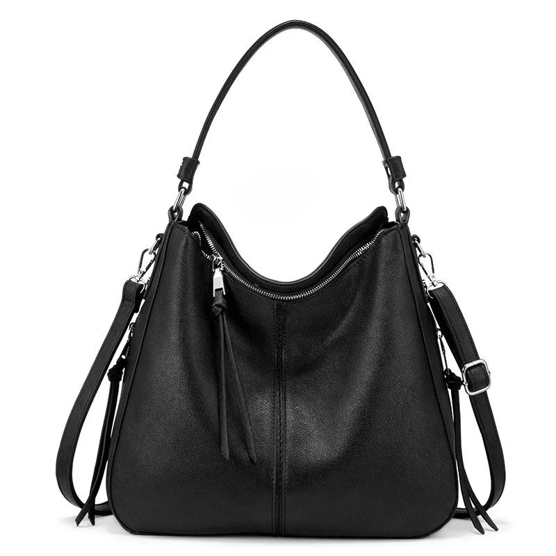 

2021 high quality PU leather hobo bags women shoulder crossbody handbag large capacity totes bags for women, 27 colors