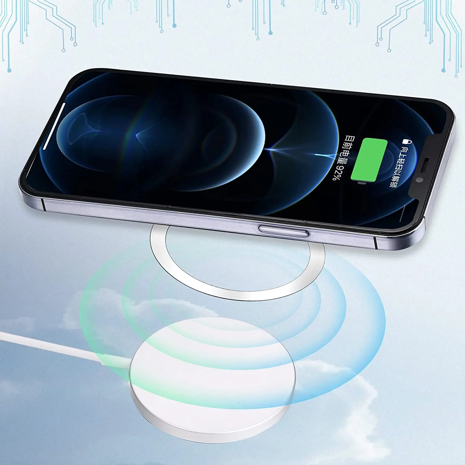 

wholesale metal ring plates magsaf Magnetic Phone Holder metal plate Adhesive Product bank charger