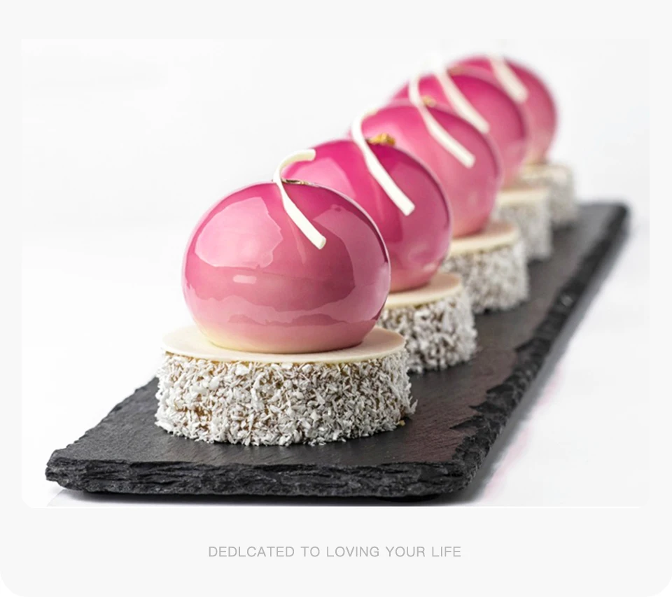 3d Sphere Silicone Mold Round Mousse Cake Baking Molds Dessert Molds