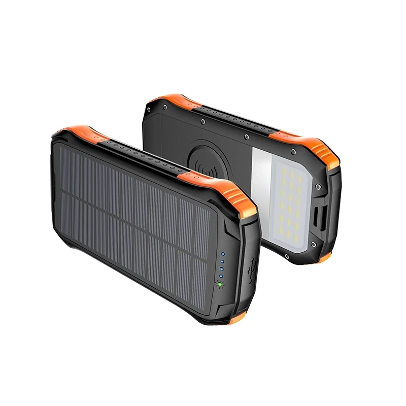 

One Year Warranty 10000mah Solar Power Bank Para Movil de bateria cargador Inalambrico solar