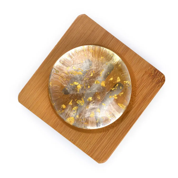 

High Quality Custom Best Seller Handmade Soap 24K Gold Animo Acide Moisturizing Cleansing Soap, Transparent