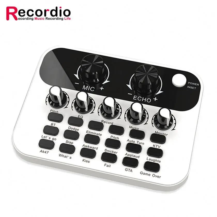 

GAX-V8 Hot Selling Sound Card V8 With Low Price, Black