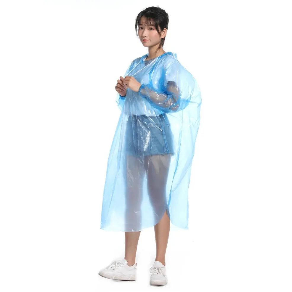 

Wholesale Cheap poncho disposable adults rain coat waterproof raincoats PE rainwear, Multiple color