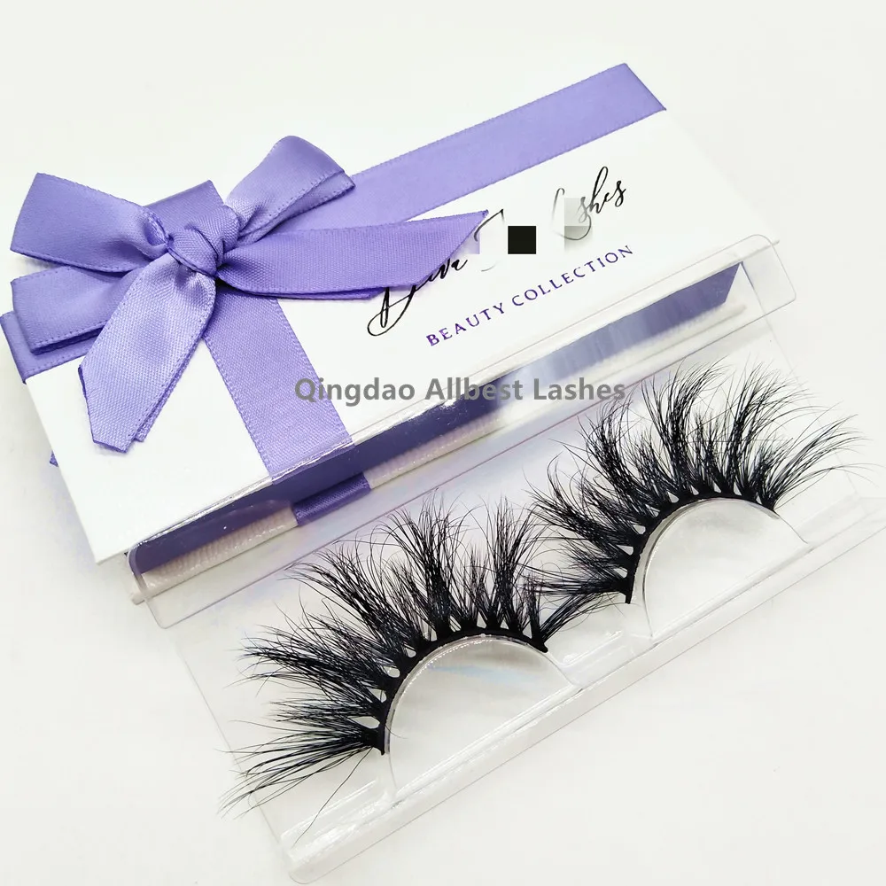 

OEM Wholesale Private Label Package high cost performance 25mm eyelashes long
