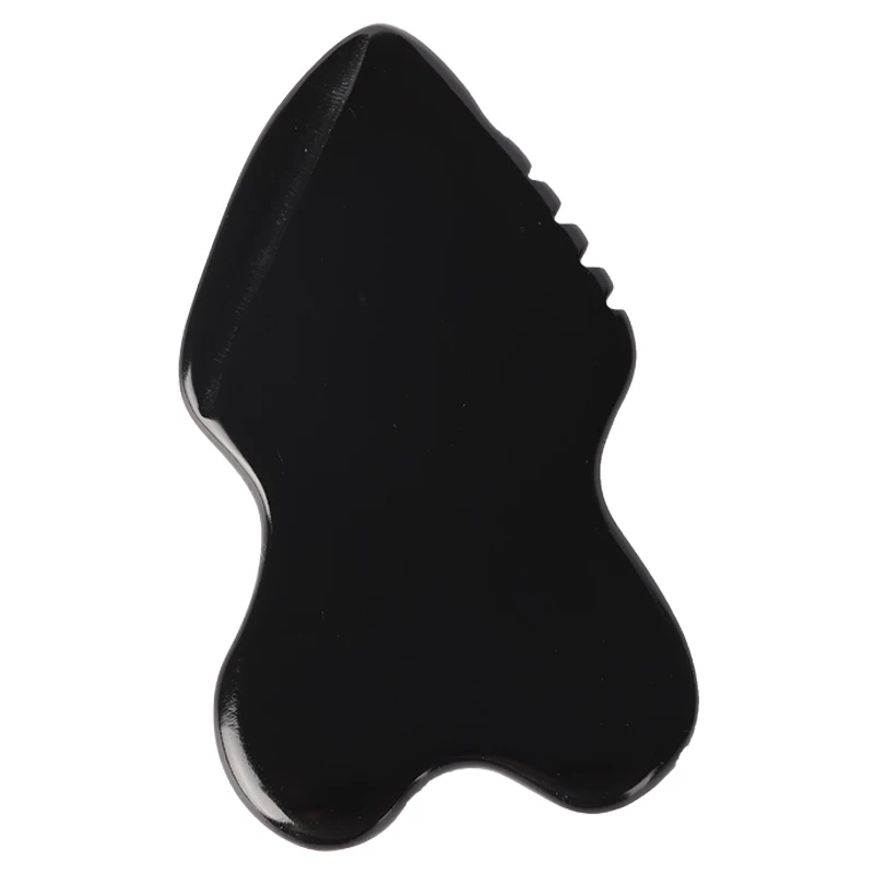 

Ready To Ship Black Bian Stone Jade Gua Sha For Facial Massage Tools