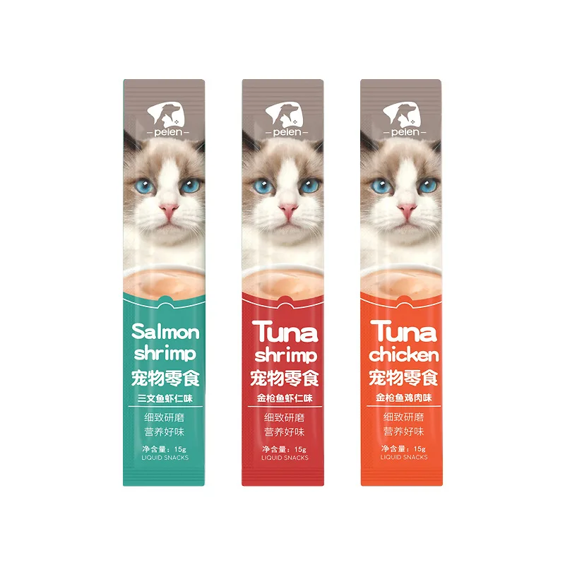 

Factory custom pet food 12g of sweet cat stick cat food snack wet food