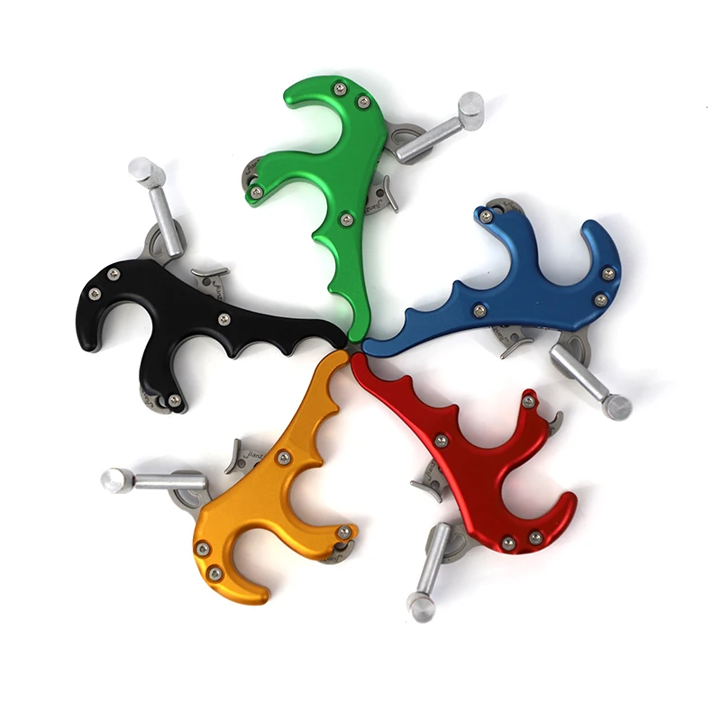 

Stainless Steel Release Aid Archery Caliper Release for Compound Bow Archery Arrows and Bow Release, 5 colors