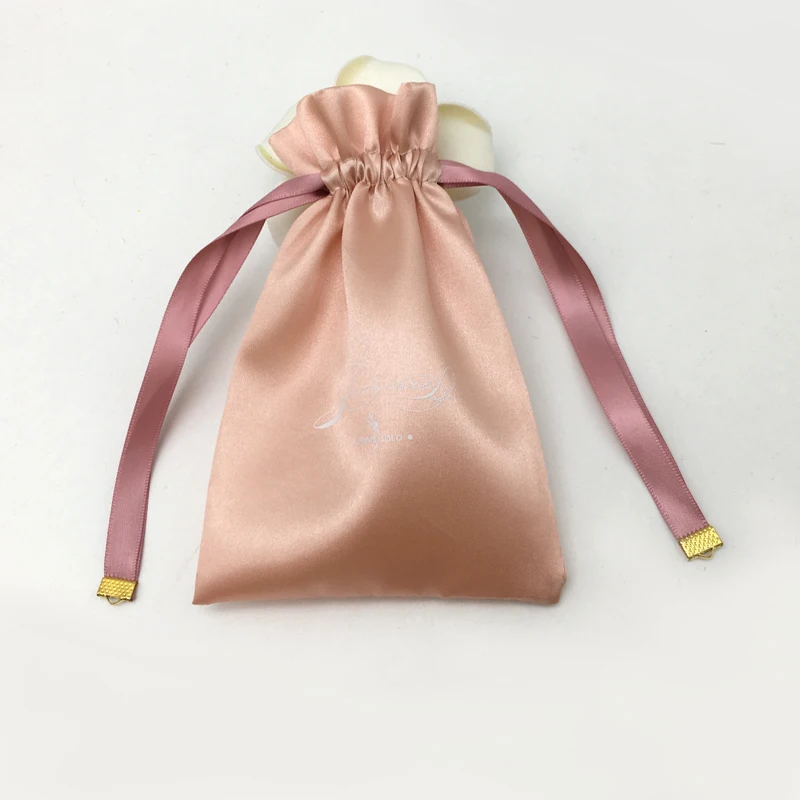 satin pouch bag