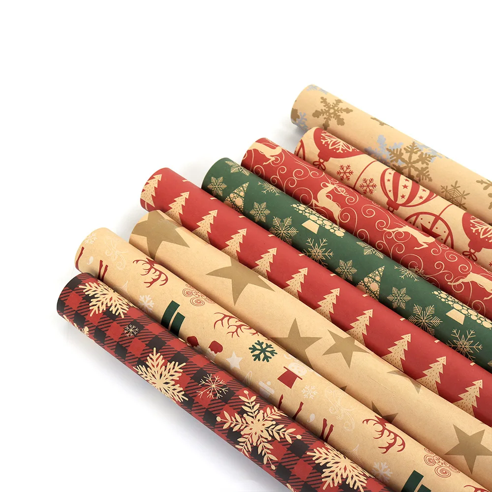 

Wholesale 50*76 Cm Christmas Tissue Wrapping Paper For Gift Packaging