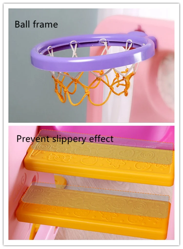 Feelkids Children Plastic Kids Outdoor Playground Swing and Slide manufacture