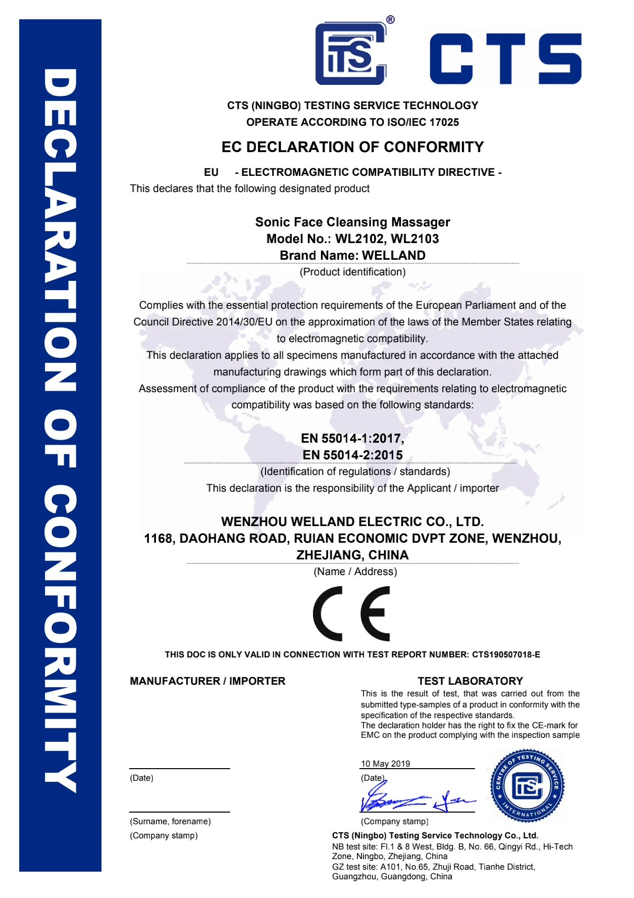 2 Aa Battery Powered Replaceable Sonic Silicone Facial Cleansing