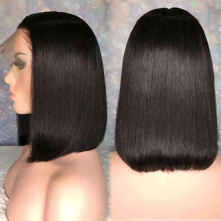 

Invisible HD Lace Wig Transparent Bob Closure Wig 5x5 Cuticle Aligned Brazilian Virgin Remy Human Hair Lace Front Wigs