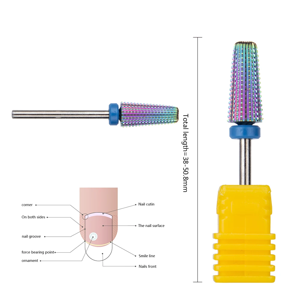 

Carbide Nail Drill Bits Milling Cutters Rotary Burr For Manicure Pedicure