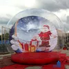 High Quality Transparent Christmas Inflatable Snow Globe for team game