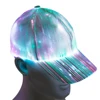 Led Baseball Cap Flashing Optical Fiber Fabric Baseball Hat