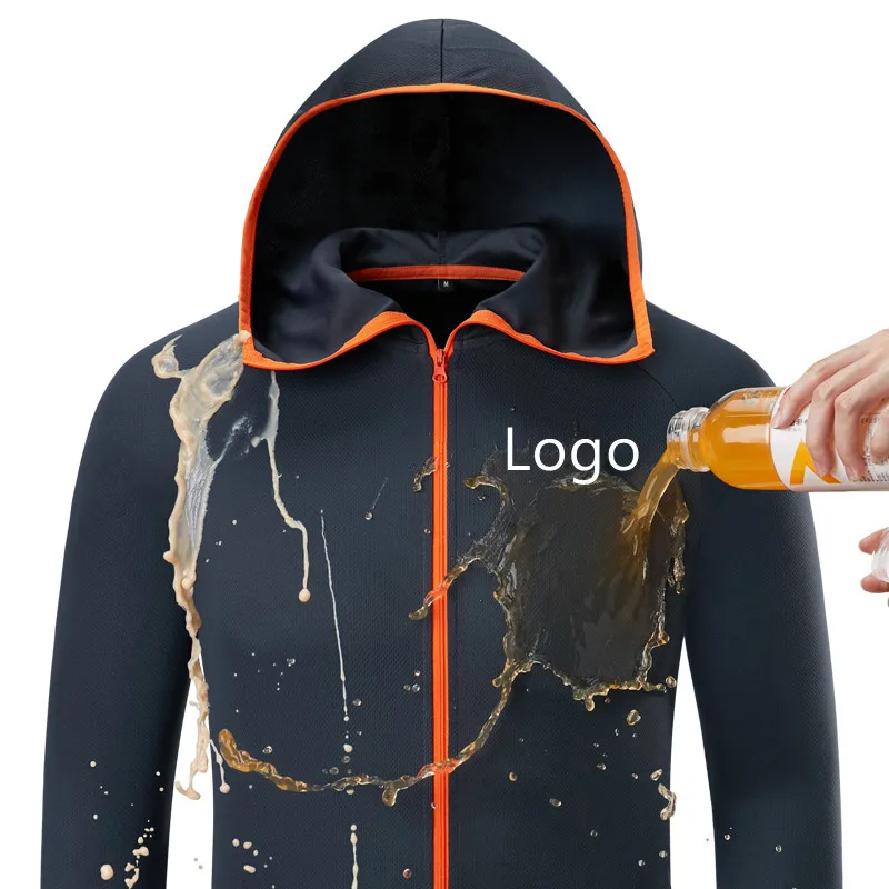 

JACKETOWN Ice Silk Men Waterproof Hiking Jacket Windproof Outdoor Clothing Waterproof Jacket Running