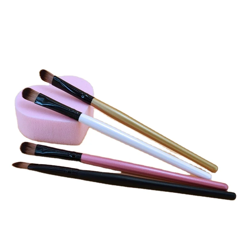 

Amazon hot sell Wholesale Cheap Eyeshadow Colorful Make up Brush Set Cosmetic Single Eyeshadow Brush, Customized color