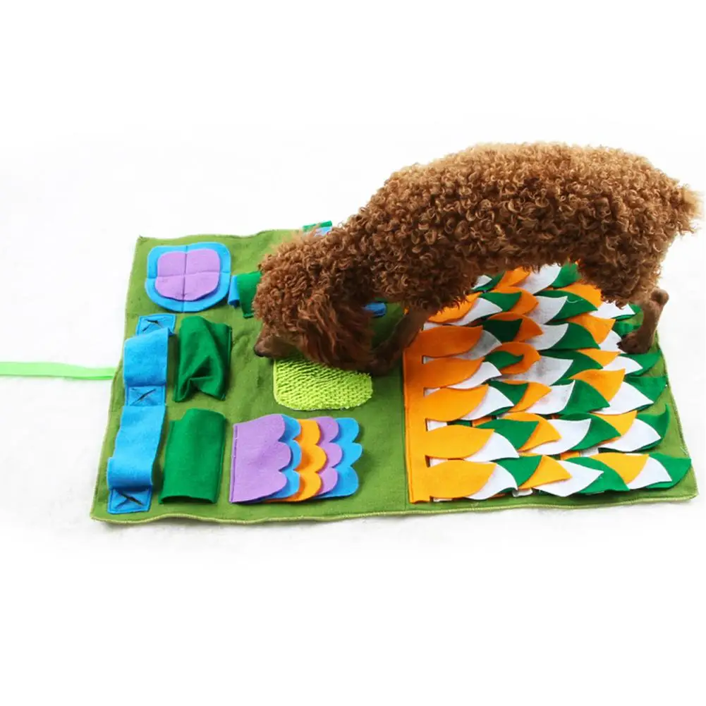 

Dog Puzzle Toys Pet Snuffle Mat For Puppy Nose Tra Pet Snuffle Mat Toy Dog Puzzle