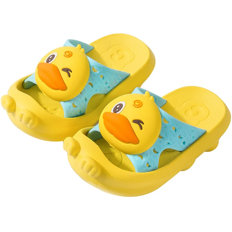 

New Anti-slip Quick Dry EVA Children Flip Flops Bathroom Slides Slipper, 4 colors